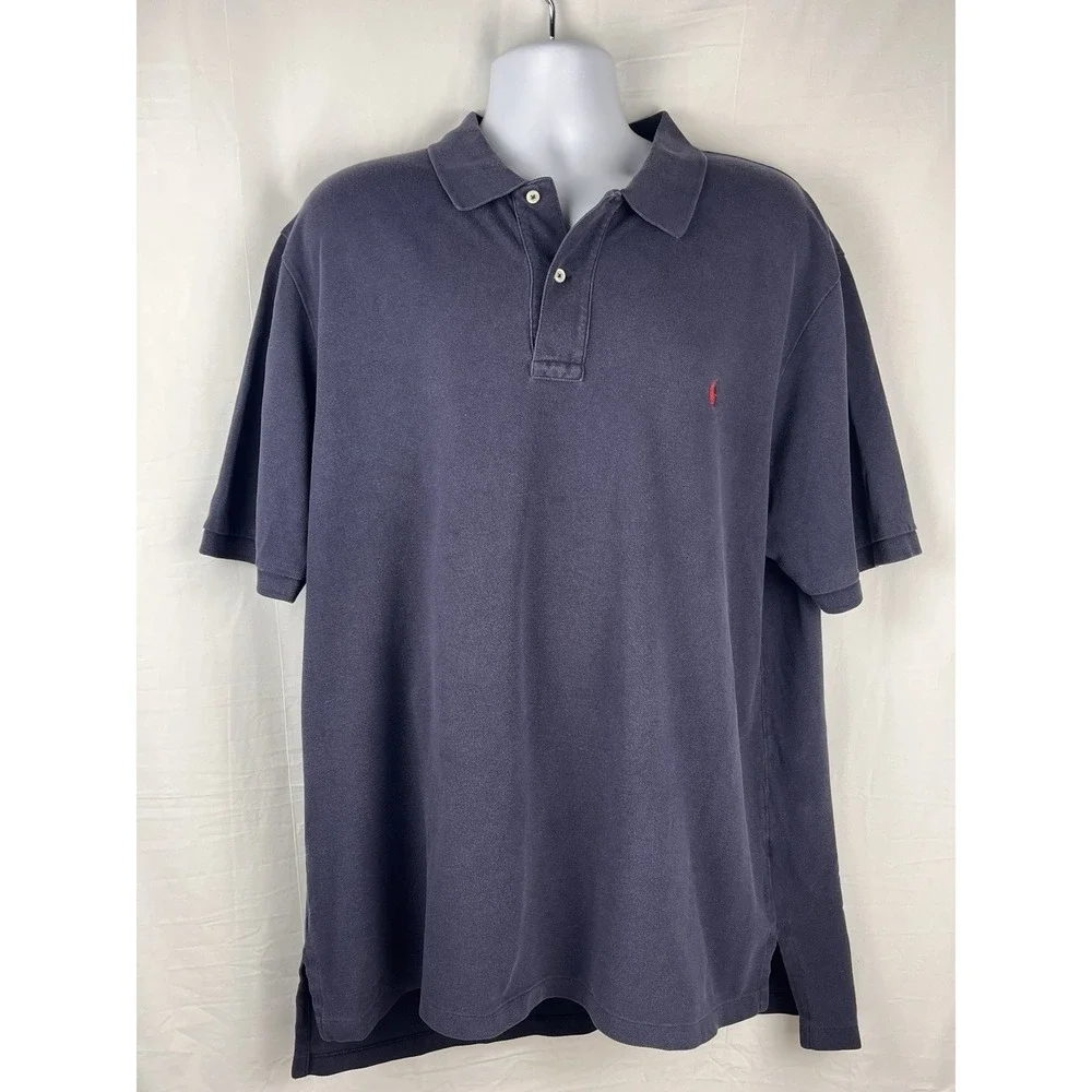 Polo Ralph Lauren Men's 2XLT Charcoal Polo Shirt Knit Casual
